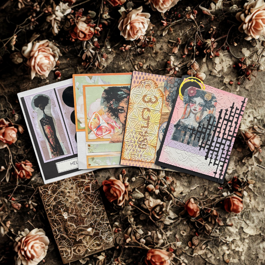 Vintage Vignettes: Ladies of Elegance Note Cards1