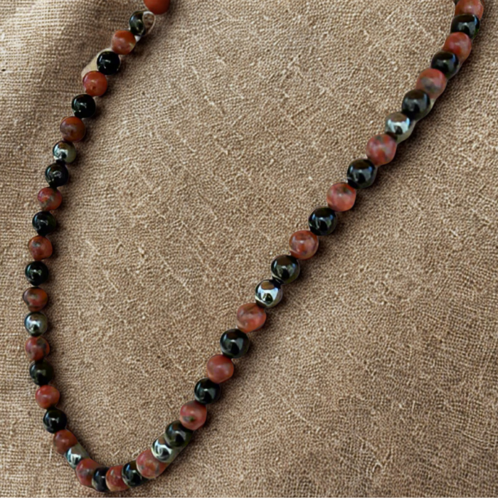Gemstone Spiritual Protection Necklace, Peace N Beads