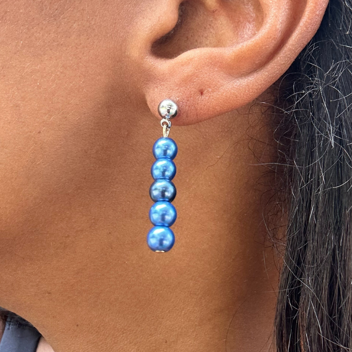 Long Stud Drop Earrings2