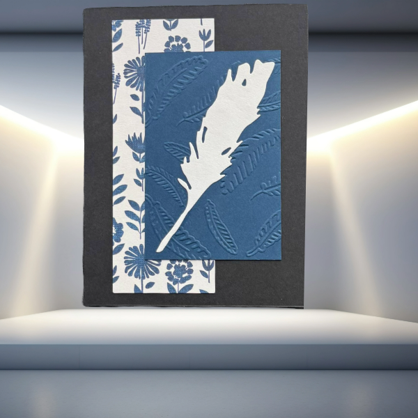 The Language of Leaves Earths Delicate Art Note Cards with embossed leaf design and floral pattern by Peace N Beads Design
