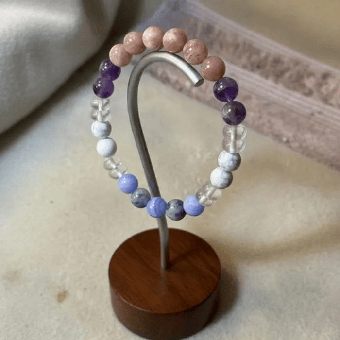 Serenity Stone Bracelet, Genuine Gemstones