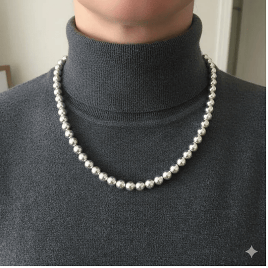 Silver Hematite Necklace | Peace N Beads