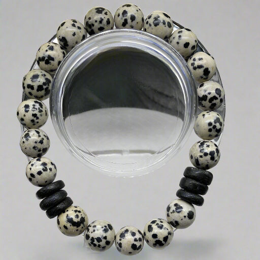 Bracelets - Dalmatian Gemstone Bracelet