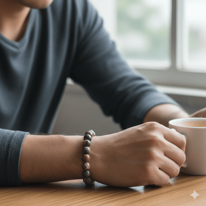 Handcrafted Genuine Picasso Jasper Bracelet