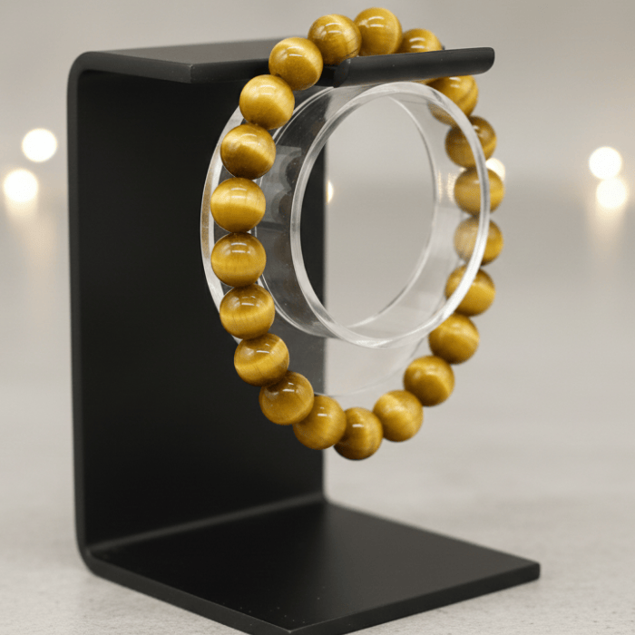 Genuine Golden Tiger Eye Gemstone Bracelet