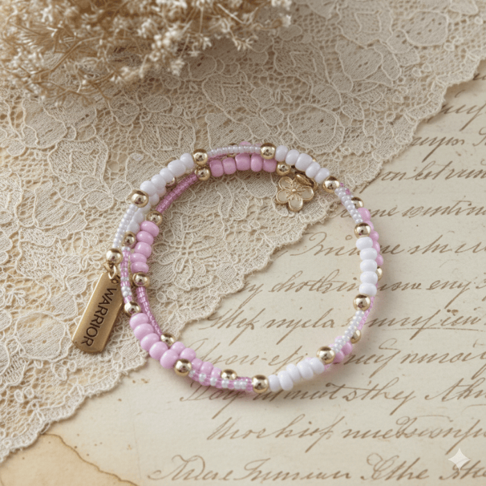 Pink Warrior Wrap Bracelet