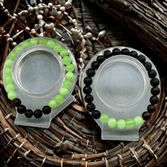 Genuine Green Calcite Gemstone Heart Chakra Bracelets