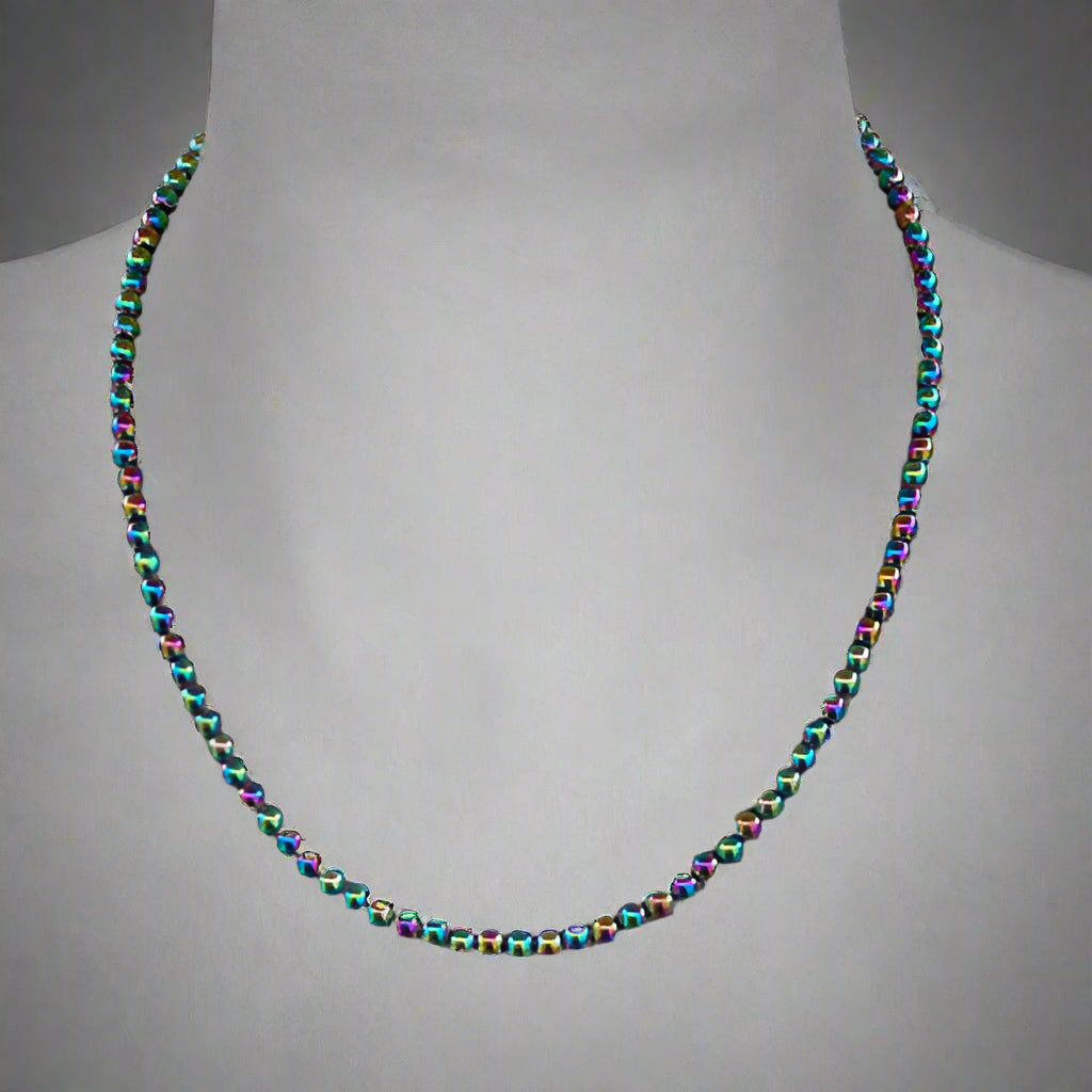 Necklaces - Rainbow Hematite Necklace