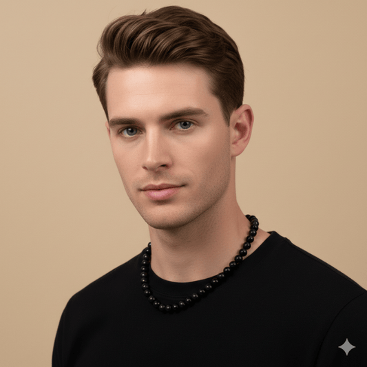 Black Onyx Gemstone Necklace