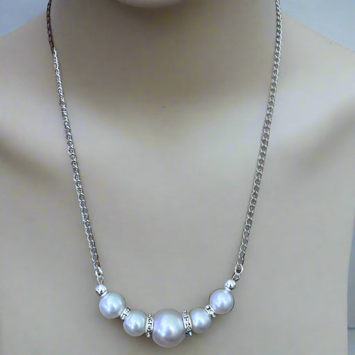 Necklaces - Minamilist Pearl Beaded Necklace