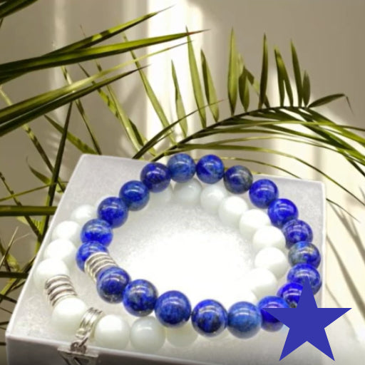 Bracelets - Sigma Lapis Lazuli Jade Bracelets