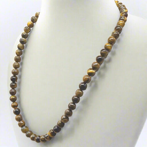 Tiger Eye Necklace, Peace N Beads Design