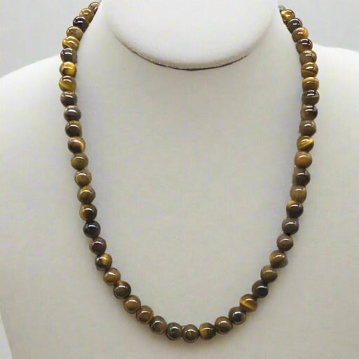 Tiger Eye Necklace, Peace N Beads Design