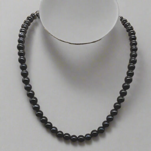 Black Onyx Necklace- Peace N Beads