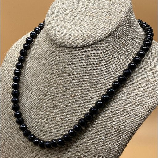 Black Onyx Necklace-Peace N Beads Design