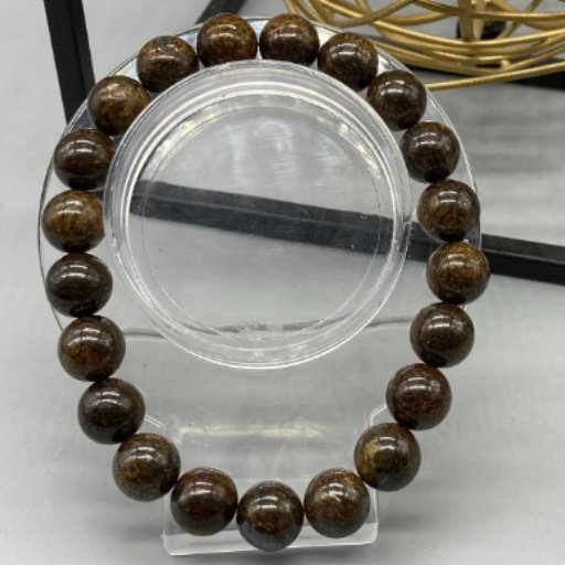 Brown Bronzite Bracelet-Peace N Beads Design