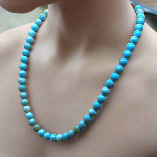 Necklaces - Genuine Turquoise Necklace