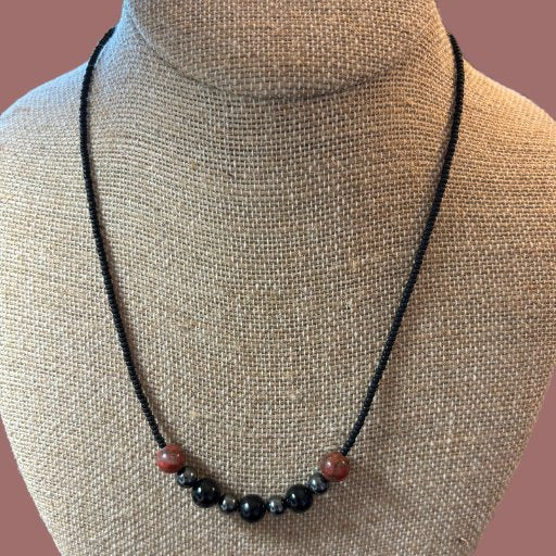 Inner Peace Gemstone Necklace-Peace N Beads Design