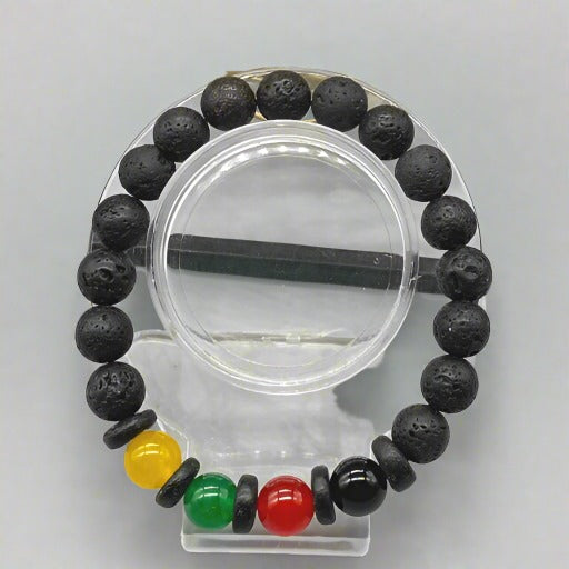 Juneteenth Beaded Bracelet-Peace N Beads Design