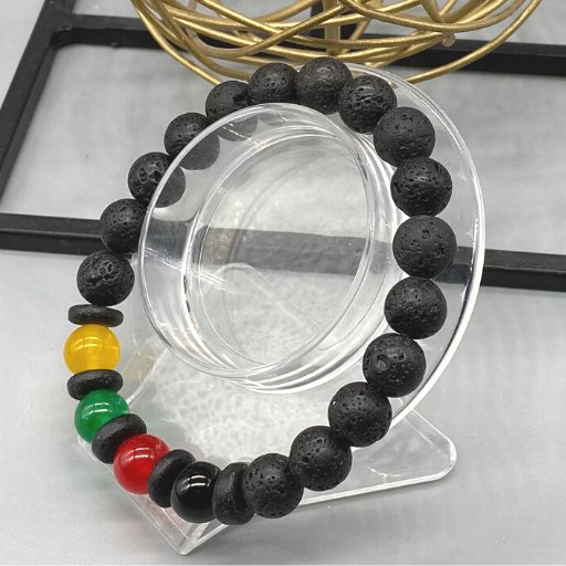 Juneteenth Beaded Bracelet-Peace N Beads Design