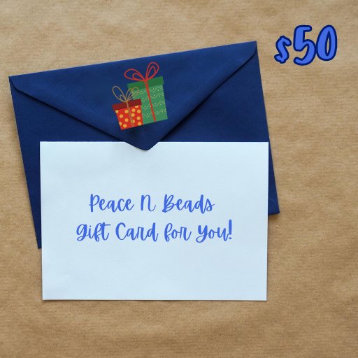 Peace N Beads Gift Card - Peace N Beads Design
