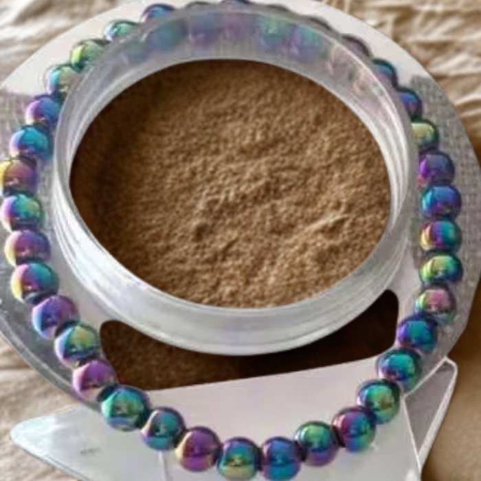 Rainbow Hematite Stone Bracelet with iridescent beads for a stylish accessory