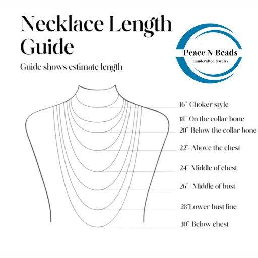 Rhinestone 3 Strand Necklace-Peace N Beads Design