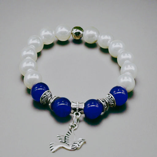 White Charm Bracelet