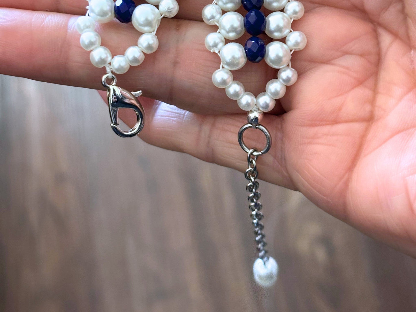 Six Layer Pearl Crystal Bracelet-Peace N Beads Design