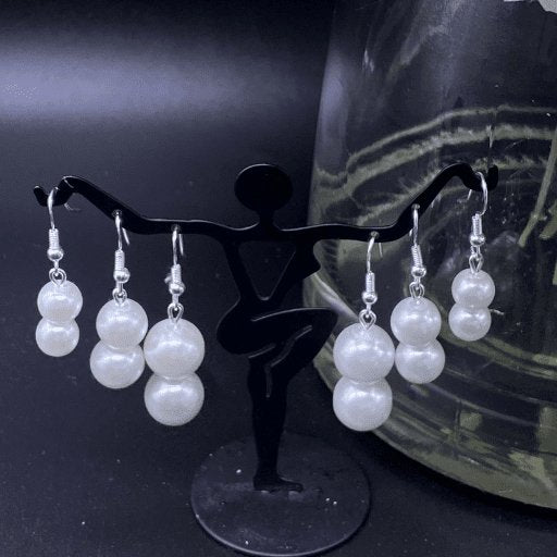 Elegant Pearl Earrings For Women-Peace N Beads Design